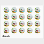 Pirate party ronde sticker (Vel)