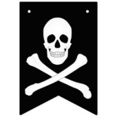 Pirate Party (Skull en Crossbones) (Jolly Roger) Vlaggetjes (Tweede vlag)