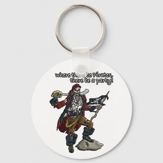 Pirate Party Sleutelhanger (Voorkant)