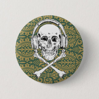 Pirate Pattern Ronde Button 5,7 Cm