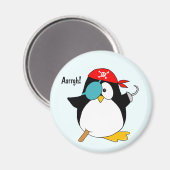 Pirate Penguin Magneet (Voorkant / Achterkant)