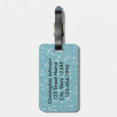 Pirate Penguin Persoonlijk Bagagelabel (Achterkant verticaal)