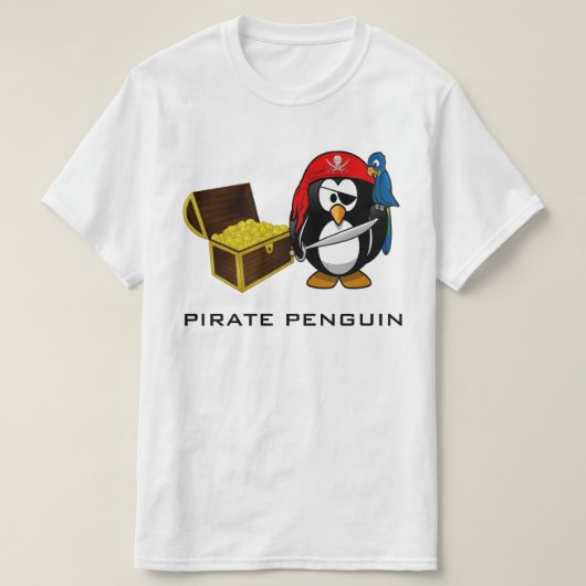 Pirate Penguin T-shirt (Design voorkant)