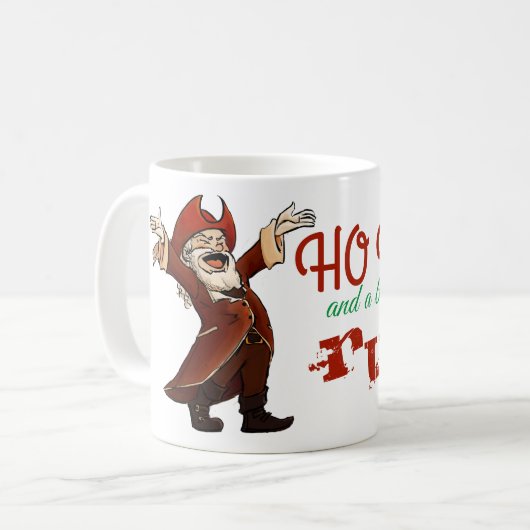 Pirate Père Noël Mug (Devant gauche)