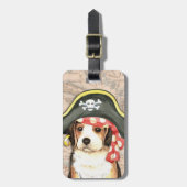 Pirate Pet Beagle Bagagelabel (Voorkant verticaal)