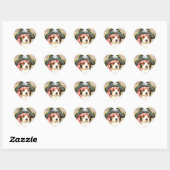 Pirate Pet Beagle Hart Sticker (Vel)