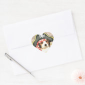 Pirate Pet Beagle Hart Sticker (Envelop)