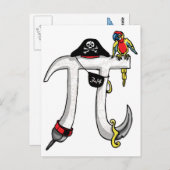 Pirate Pi Day Gear Briefkaart (Voorkant / Achterkant)