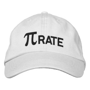 Pirate pi geek humor geborduurde pet