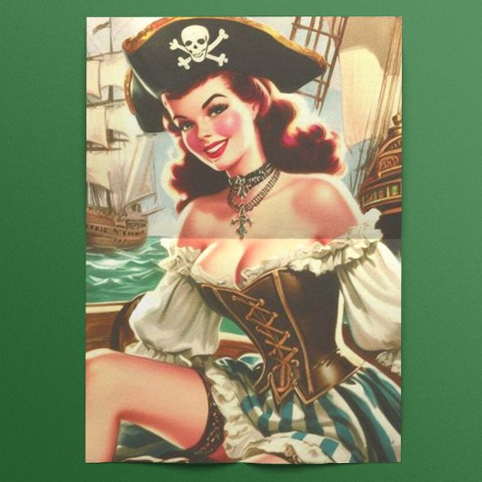  Pirate Pin Up Tissuepapier