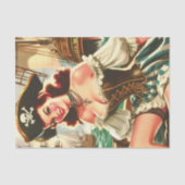  Pirate Pin Up Tissuepapier (Voorkant)