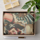  Pirate Pin Up Tissuepapier (Geschenk)