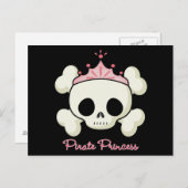 Pirate Princess Briefkaart (Voorkant / Achterkant)