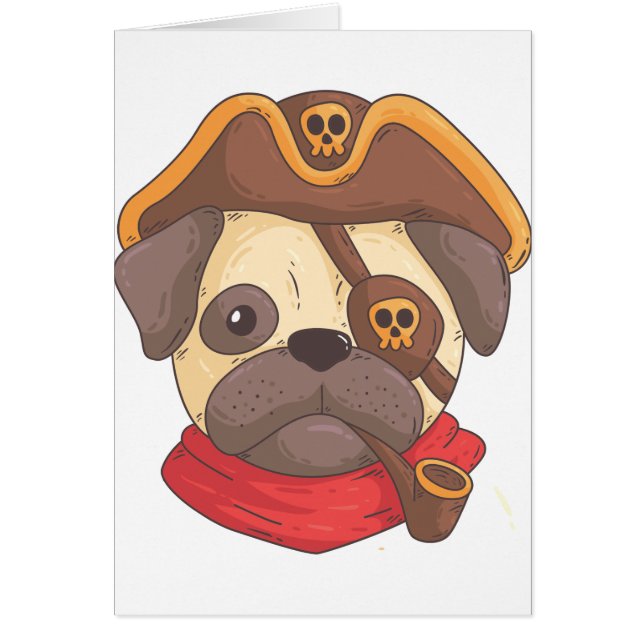 Pirate pug (Voorkant)