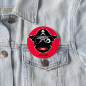 Pirate Pug Button (In situ)