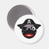 pirate pug magneet (Voorkant / Achterkant)