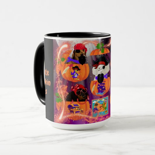 Pirate Pumpkin Pups Mug (Devant gauche)