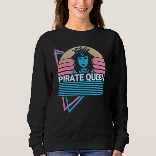 Pirate Queen Pirate Queen Retro Trui (Voorkant)