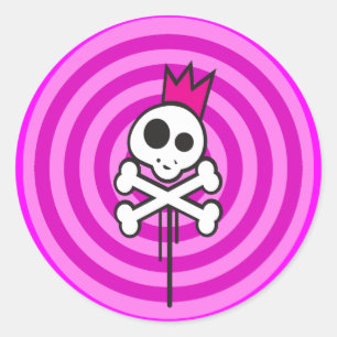 Pirate Queen Ronde Sticker