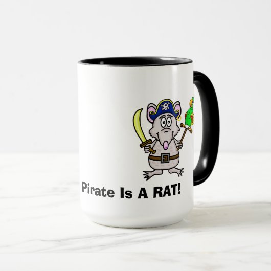 Pirate Rat Mug (Devant droit)