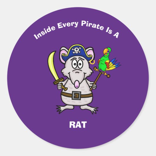 Pirate Rat Stickers (Voorkant)