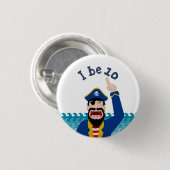 Pirate Ronde Button 3,2 Cm (Voorkant /achterkant)