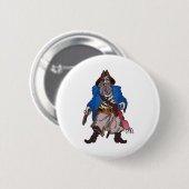 PIRATE RONDE BUTTON 5,7 CM (Voorkant /achterkant)
