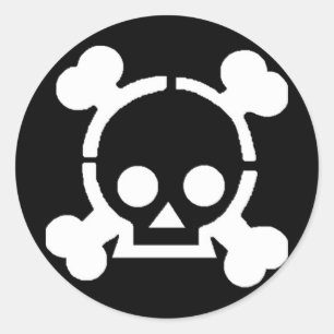 Pirate! Ronde Sticker