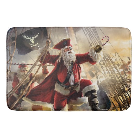 Pirate Santa Badmat (Voorkant)