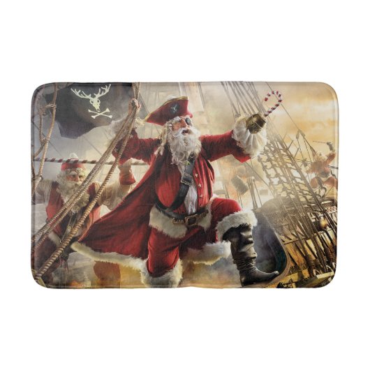 Pirate Santa Badmat (Voorkant)