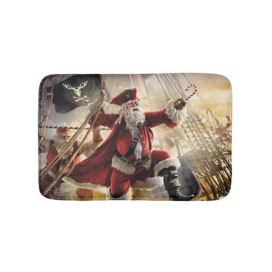Pirate Santa Badmat (Voorkant)