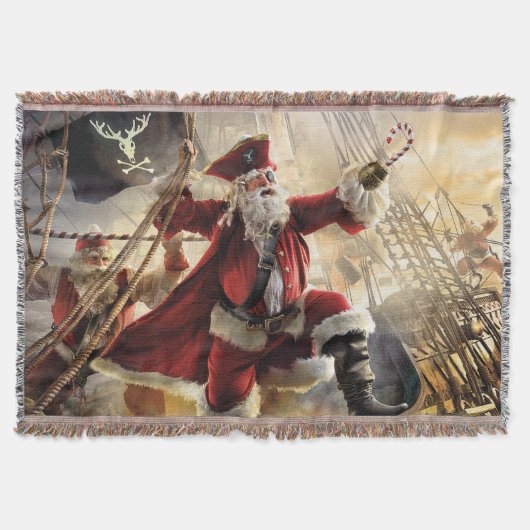 Pirate Santa Deken (Voorkant)