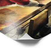 Pirate Santa Foto Afdruk (Hoek)