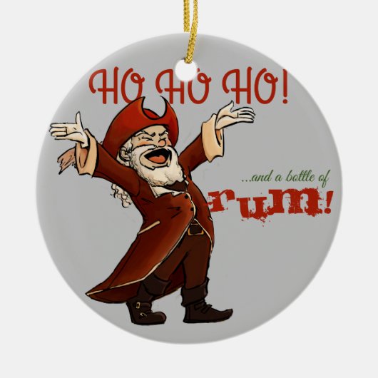 Pirate Santa Ornament (Voorkant)
