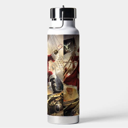 Pirate Santa Waterfles (Rechts)