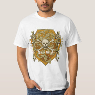 Pirate Schedel Schild t-shirt