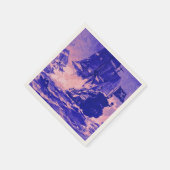 PIRATE SCHIP BATTLE IN blauw roze Servetten (Hoek)