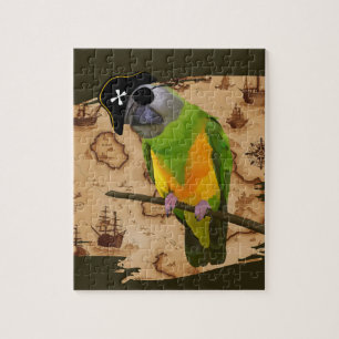 Pirate Senegal Parrot Schatkaart Legpuzzel