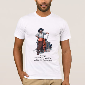 Pirate sez: "Verklaar en loop de plank." T-shirt