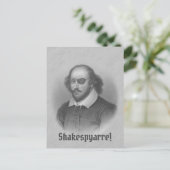 Pirate Shakespeare Briefkaart (Staand voorkant)