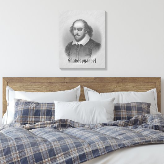 Pirate Shakespeare Canvas Afdruk (Insitu (Slaapkamer))