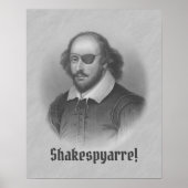 Pirate Shakespeare Poster (Voorkant)