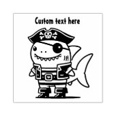 Pirate Shark Rubberstempel (Afrduk)
