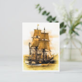 Pirate Ship 2 Carte postale (Debout devant)