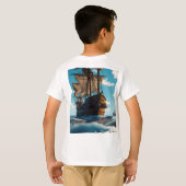 Pirate Ship Adventure 3D Animation T-shirt (Dos entier)