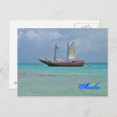 Pirate Ship Aruba Carte postale (Devant / Derrière)