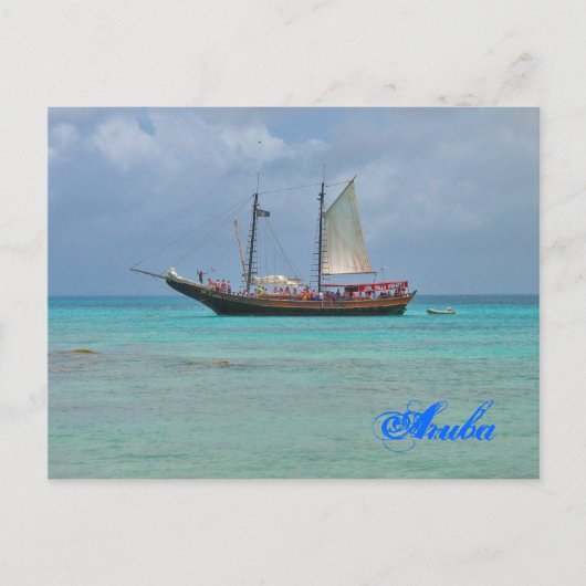 Pirate Ship Aruba Carte postale (Devant)