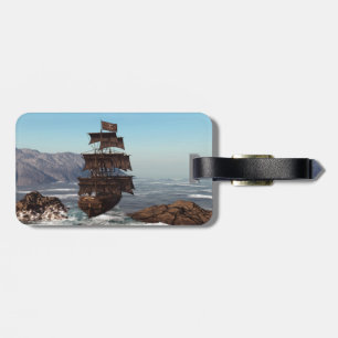 Pirate Ship Bagagelabel