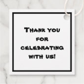 Pirate Ship Bedankjes Labels (Achterkant)