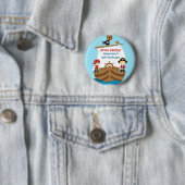 Pirate Ship Birthday Party Button (In situ)